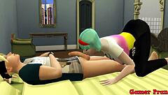 Anime cosplay: Boruto welcomes Bulma with sex