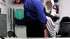 blonde teen steals lingerie and gets hardcore drilled