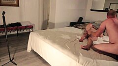 Karina v undergoes detailed casting interview as a brunette latina