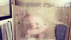 Ariel Deep Shower View Of Curvy Body
