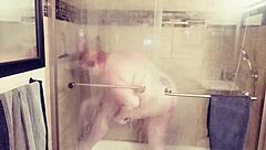 Ariel Deep Shower View Of Curvy Body