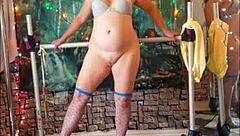 hotwife steffi rips clothes while stripping and dancing seductively on stage