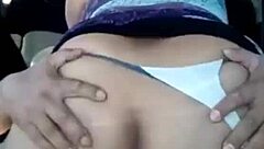 riding in the car outdoors