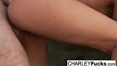 Charley Chase Feels Ecstasy in Outdoor Threesome