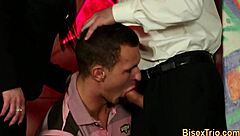 Skank Boldly Rides Bisexual Cock In Hardcore Orgy