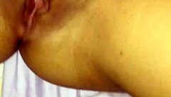 Young latina babe enjoys alone time with her lover