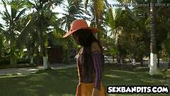 23-Year-Old Colombian Latina Takes Big Ass Anal Fucking