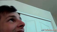 straight boy sucks twink's cock till he cums