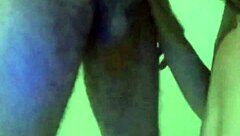 Young wife sucks huge black cock