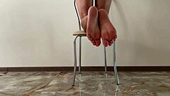Annaforia's perfect legs and feet ignite deep footfetish emotions
