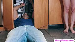 Gay couple enjoys a passionate and rough sex session