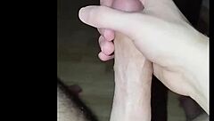 i love massaging my cock in this homemade solo session