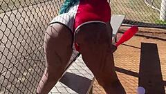 Watch Layla's ebony masturbation in red hot action!