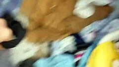 I caught him jerking off in my panties during that dirty gay raid