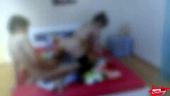 German Milf Deepthroats Cock In Femdom Session