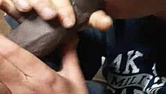 Suck my big black cock now!