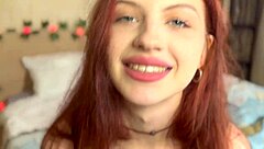 Redhead Stepsister Sucks Stepbrother's Cock POV