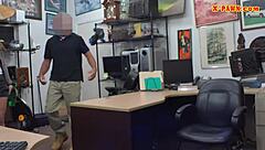 I spied on the woman with glasses getting boned