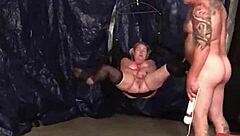 cherry shay squirting after fisting, her shaved pussy dripping wet with big nipples