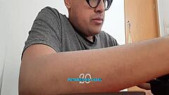 milf gives handjob and assfucking on webcam with squirting