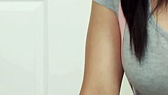 Teenage Au Pair Receives Handjob and Banging with Monster Cock