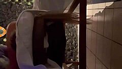 Blonde masseur takes advantage of her client's hidden vagina