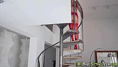 Young Nanny In Lingerie Gets Pounded Doggy