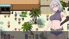 Anime game: Grace explores labyrinth town part 4