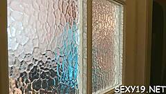 Young Beauty Ravished by Older Stud in Garage