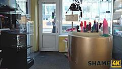 Shame4k Trickster Leads Mature Neighbor Dildo Lover From Sex Shop To Bedroom For Intense Fucking