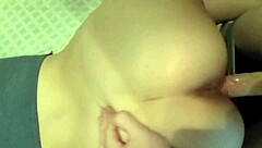 Husband helps wife during her work break