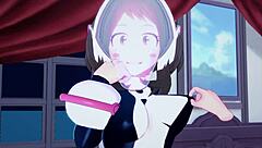 Ochaco Uraraka in Boku no Hero POV scene