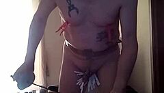 Mature woman explores femdom with spanking and bondage