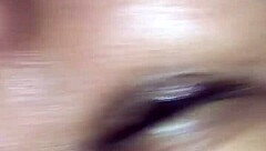 ebony babe gets rimjob and creampie cumshot