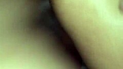creampie wife bent over in doggystyle position