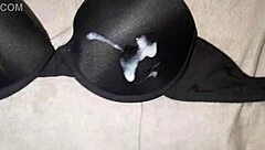 Came on my best friend’s new bra