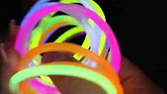 Busty Teen 18+ Tugs Dick Close Up On Stairways With Neighbors