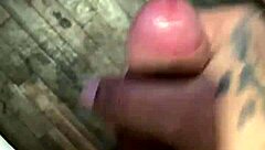 Old BBW Latina Neighbor Watched During Anal Masturbation