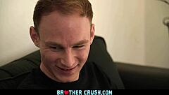 Twink deepthroats father's huge cock bareback