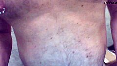 Joey D uses cordless hitachi for anal pleasure solo