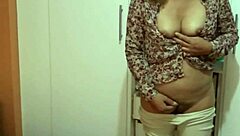 Wife Teases with Her Hairy Pussy?