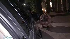 Watch this couple fuck outdoors