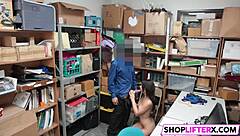 nubile teen 18+ shoplifter taylor gets drilled
