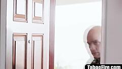 Stepsister pays off stepbrother's debt with a deepthroat and blowjob