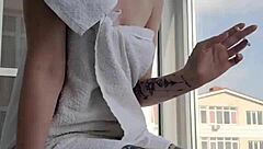 Redhead Woman With Striking Hair Color