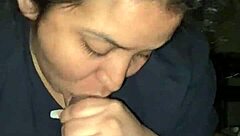 In this scene, the woman sucks a big ass while fisting her pussy intensely