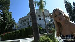 Amazing cutie poses sideways, gets wet pussy drilled and sucked