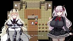 Bound Babe In Demon Harem Bondage Game