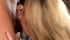 Welcome to the club threesome with mature blonde amateurs stripping and dancing