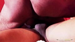 Kinky chick's double with friends